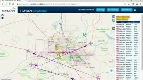 May 31st 2022 - air trash time lapse for Phoenix AZ