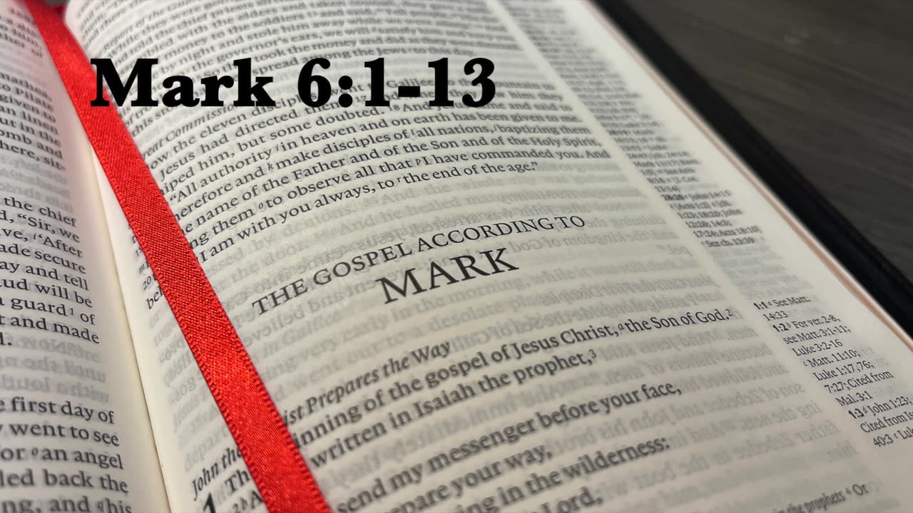 Mark 6:1-13 | The Twelve Sent Out | Lucas Crawford