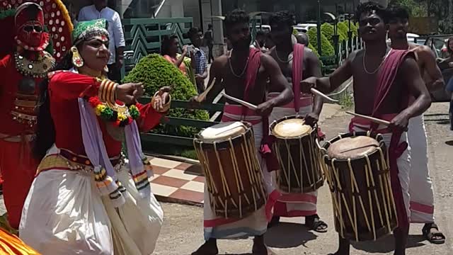 Kerala (Gods own country) traditional kadhakali dance form short video