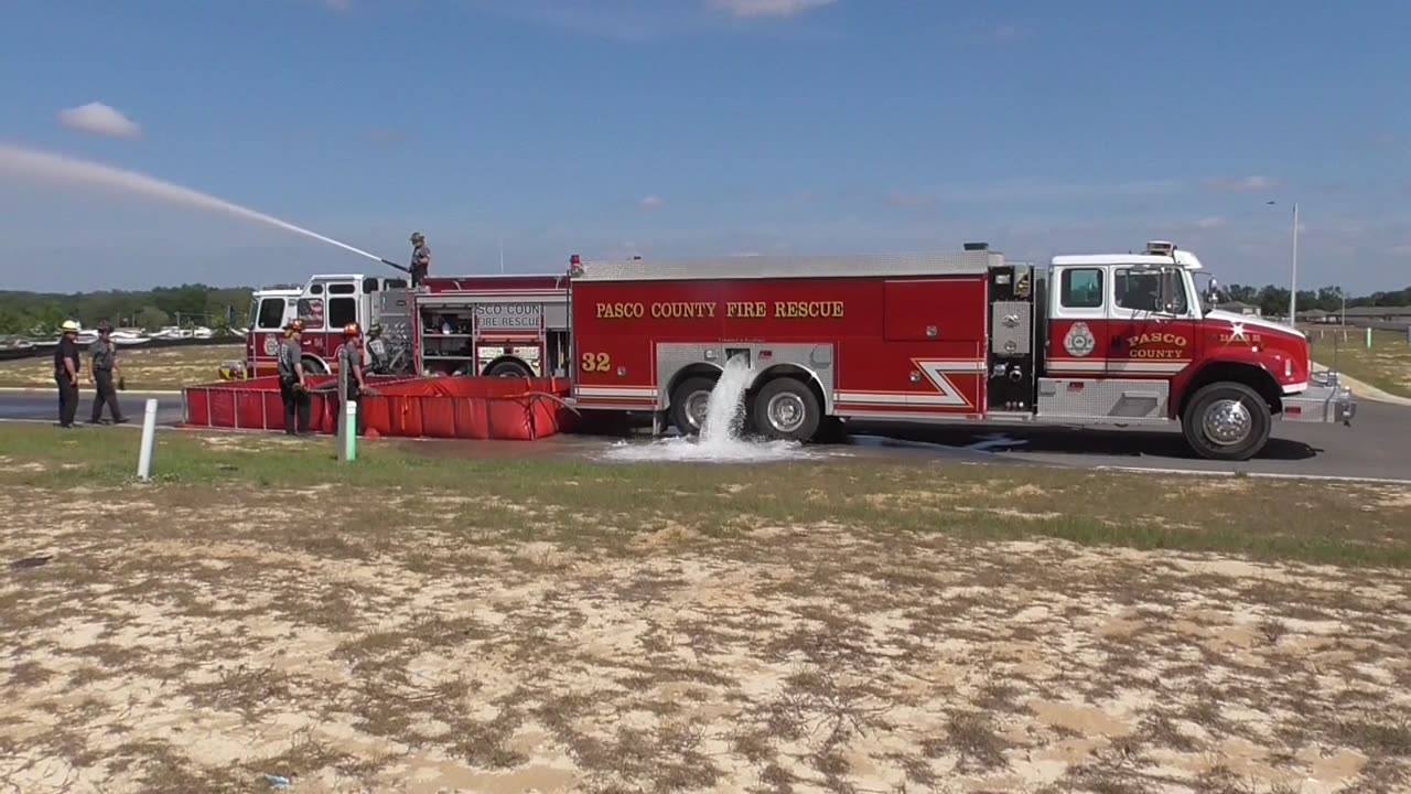 FIRE FIGHTER TRAINING DAY for PASCO COUNTY FIRE RESCUE at Hilltop Farms in DADE CITY