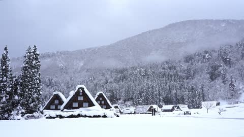 Shirakawa-go in Heavy Snow