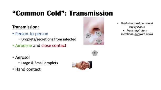 JJ Medicine - (Acute Rhinitis), (Coronaviruses), Risk Factors, Transmission, Symptoms - (Re-Upload)