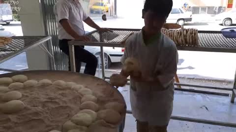 13 Years Old Baker!!! He Is So Fast And Smart In Baking Bread| Cooking Barbari Bread