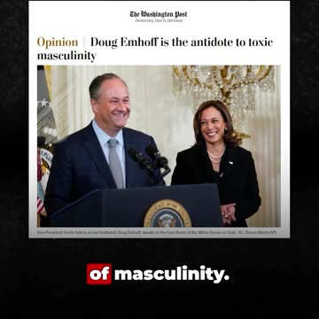 If Doug Emhoff is peak masculinity for leftists then Republicans have this election in the bag