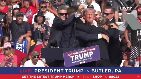 PRESIDENT TRUMP ASSASINATION ATTEMPT. PENNSYLVANIA#ballys #trump #viral #crime #shooter #fypシ゚viral #shooter