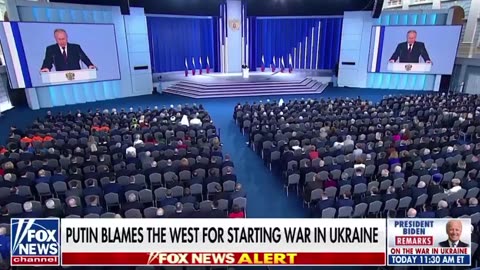 Putin blames the West for starting war in Ukraine