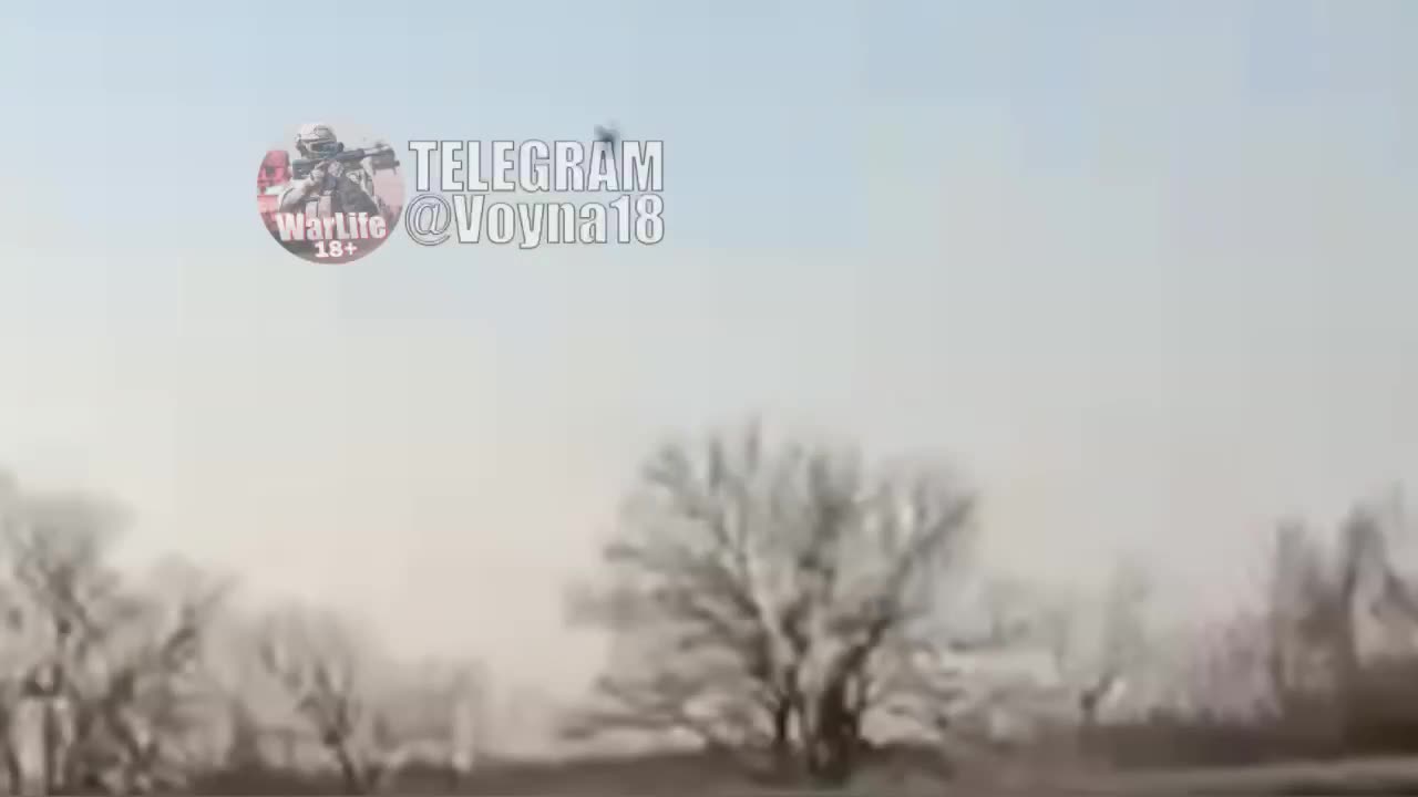 Russian Soldier Films Drone Strike