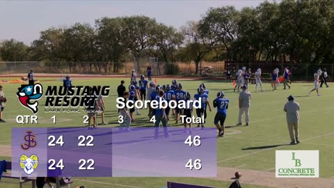 2024 Week 10 TAPPS D-III Area Playoffs. Eagles vs. Rams 11-16-24