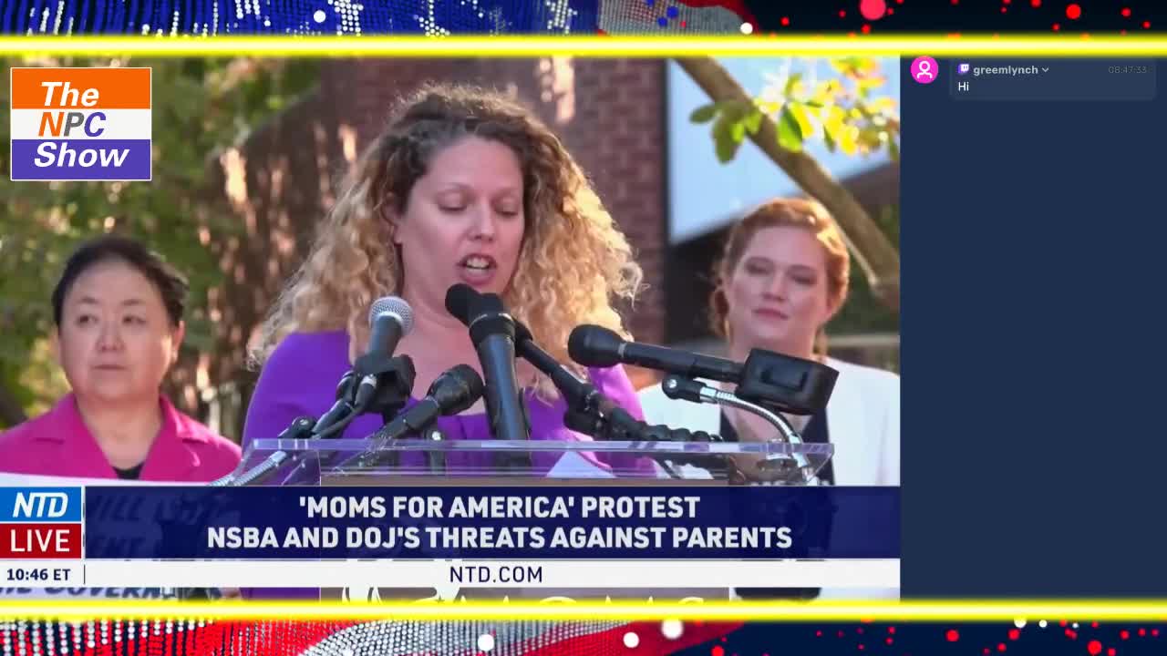 🔴LIVE: Moms For America Rally Against NSBA & DOJ Threats 🟠⚪🟣 The NPC Show