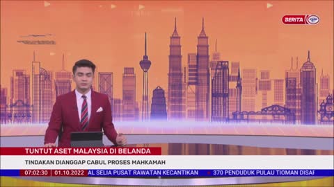 1 OKTOBER 2022 -BERITA PAGI-TUNTUT ASET MALAYSIA DI BELANDA