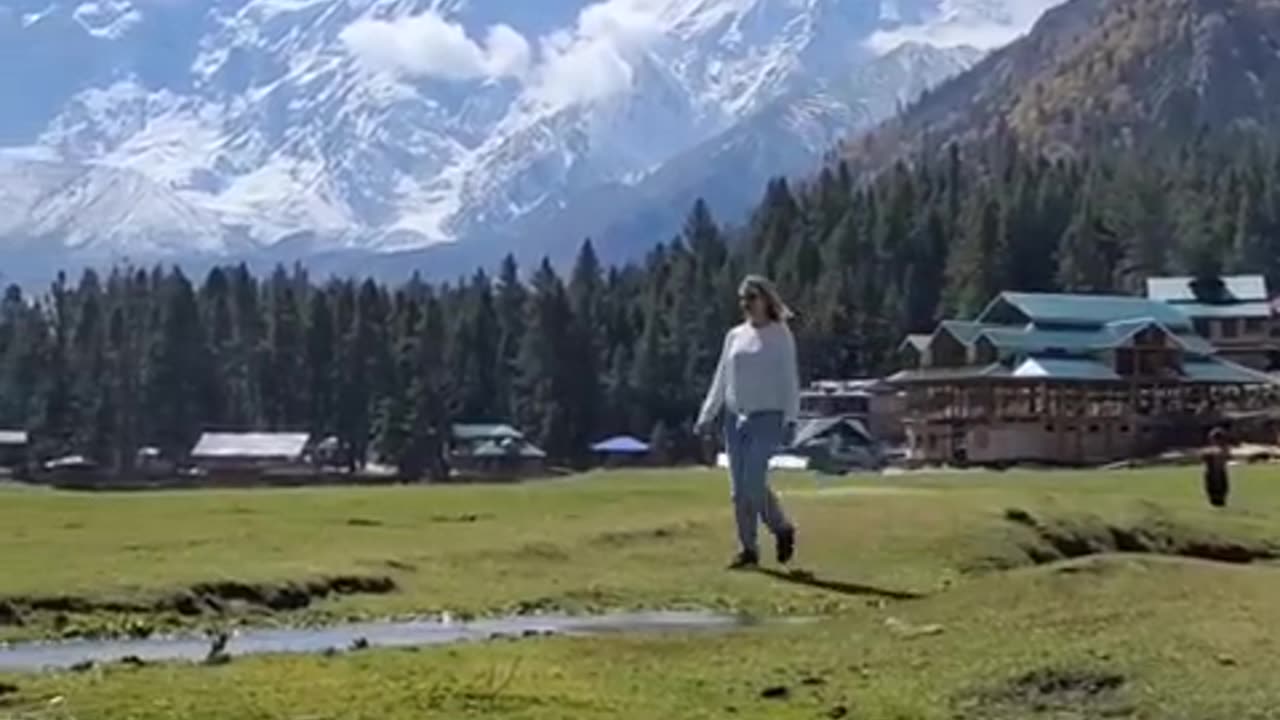 Fairy meadows that beautiful place in this pakistan #fairymeadows #mountainhiking #snow #viral#reels