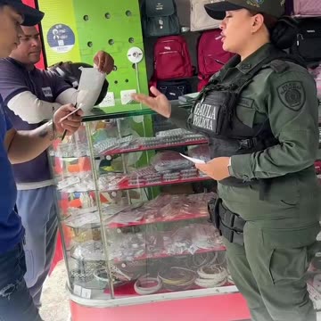 Seguridad en Mercado Público de Santa Marta