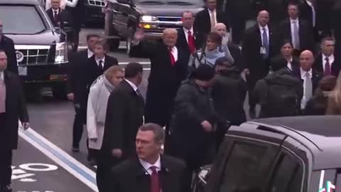 Trump walk