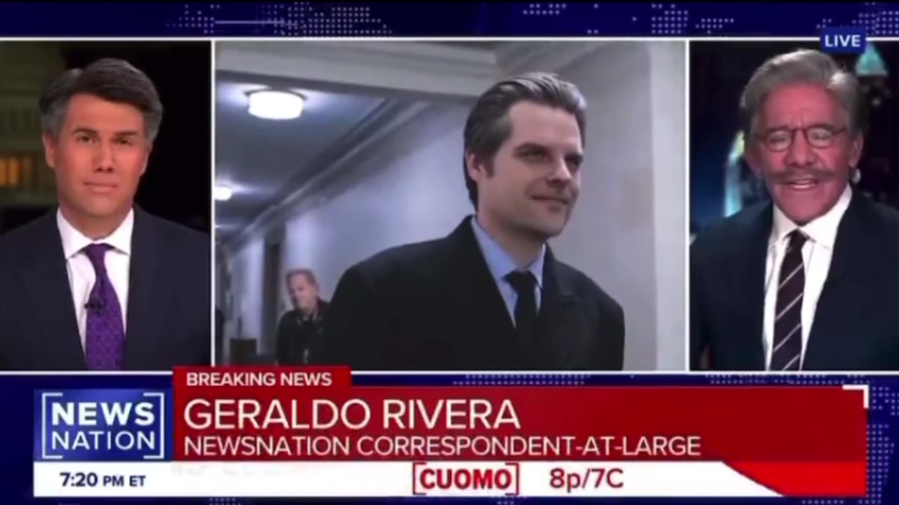 Geraldo: when I heard he picked Matt Gaetz, I threw up in my mouth.