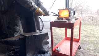 Today I Work Steel in The Forge