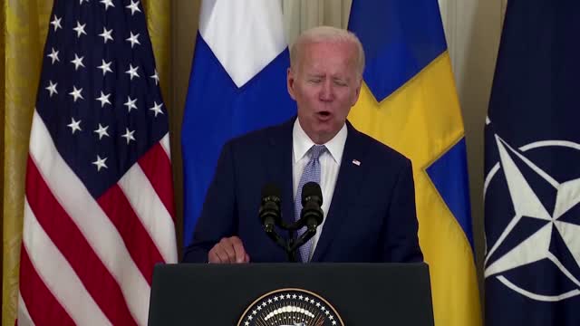 'More united' -Biden signs support for Sweden, Finland to join NATO