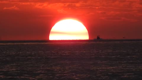 Boat ride into the sun