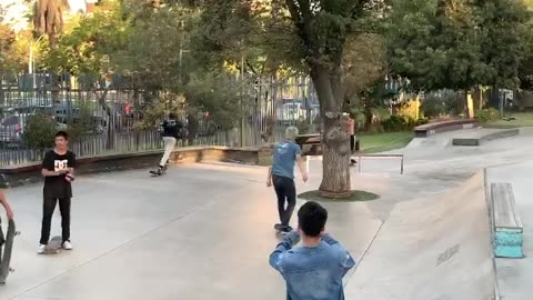 Incredible Skateboard Flip Trick