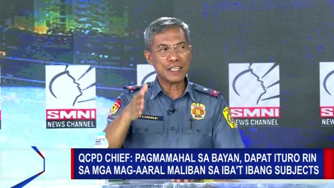 Pagmamahal sa bayan, dapat ituro rin sa mga mag-aaral maliban sa iba't ibang subjects