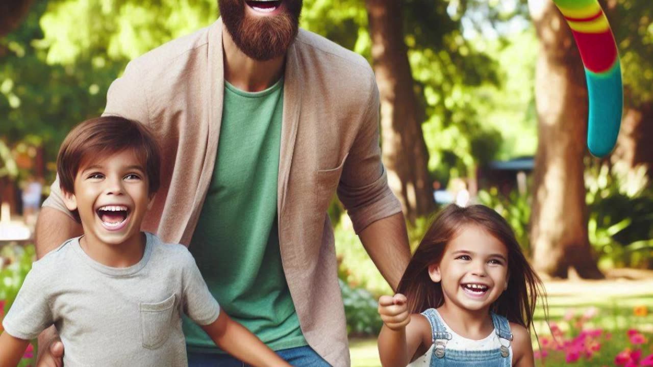 Dad is trying to teach us how to throw a boomerang, But he forgot how! #DadJoke #Humor #Funny #Jokes