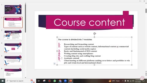 Lect#1 SEO Content Writing By Miss Maira Qureshi LWE Batch#103-104