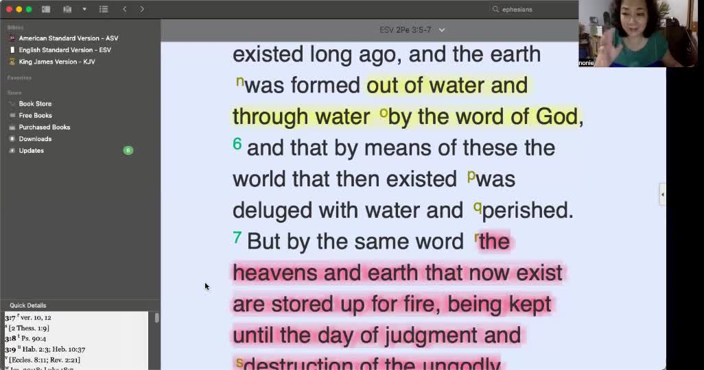 Bible Study on 2 Peter 3 ( The Day of the LORD's Coming)