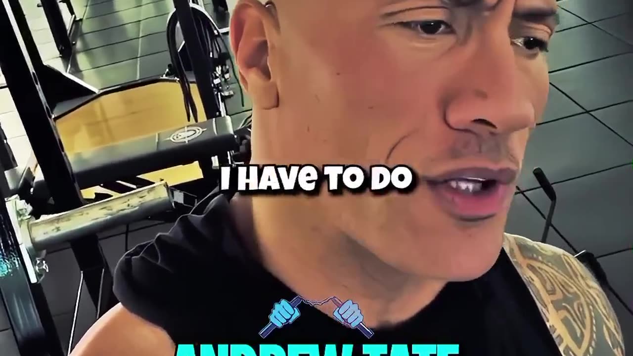 The Rock gets inspired by Andrew Tate ! •Do you understand , from need - to get !