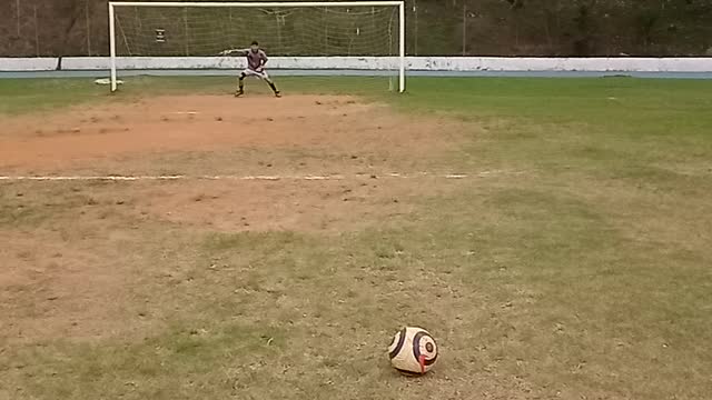 Treino de goleiro