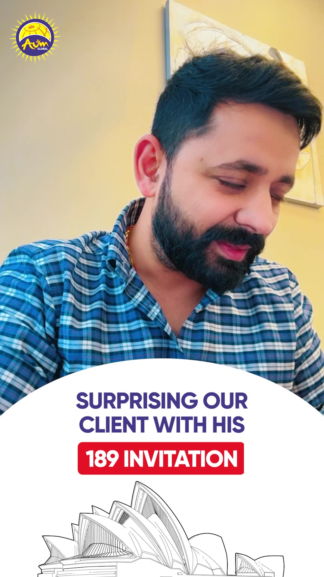 Our client was thrilled to receive their 189 Visa Invitation!