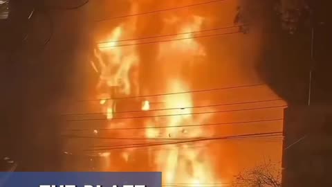 Devastating fire engulfed a Six-Storey building in Dhaka, Bangladesh