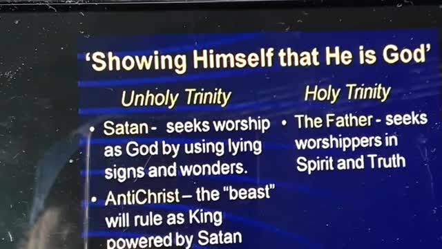 "End Times" are upon us, don't be deceived into a "World religion".12/30/22