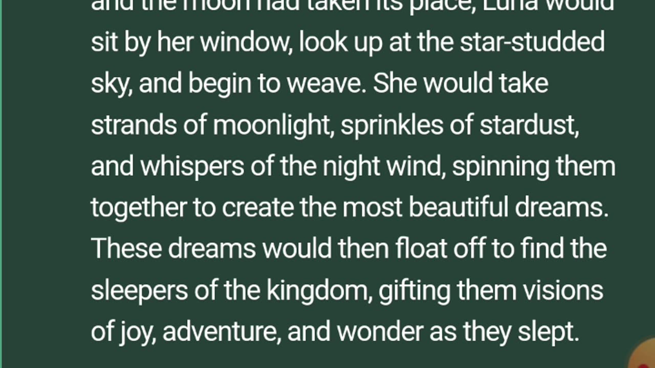 A bedtime story