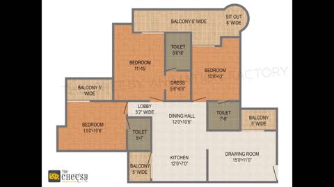 New 3D Floor Plan Design India