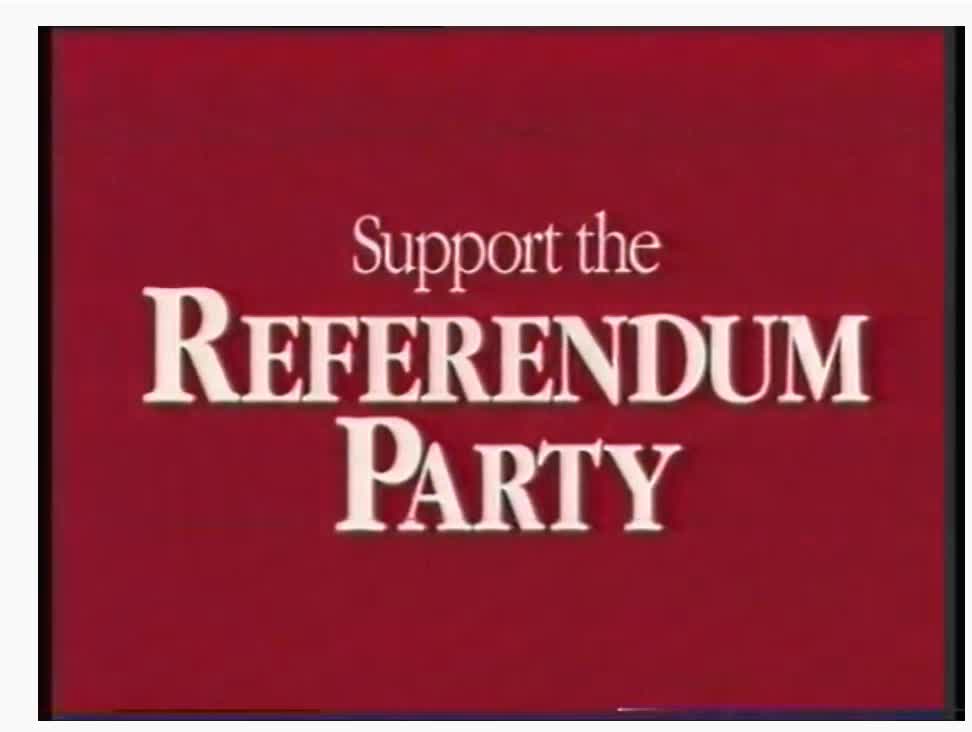 Referendum Party Video 1997 - James Goldsmith