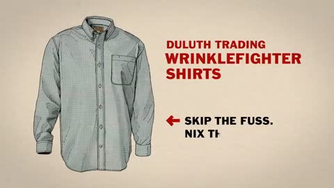 Duluth Trading TV Commercial Wrinklefighter