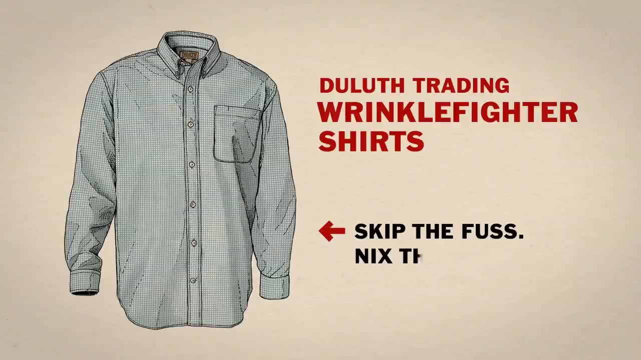 Duluth Trading TV Commercial Wrinklefighter