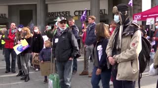 Protest in Brussels to pressure COP26 on climate