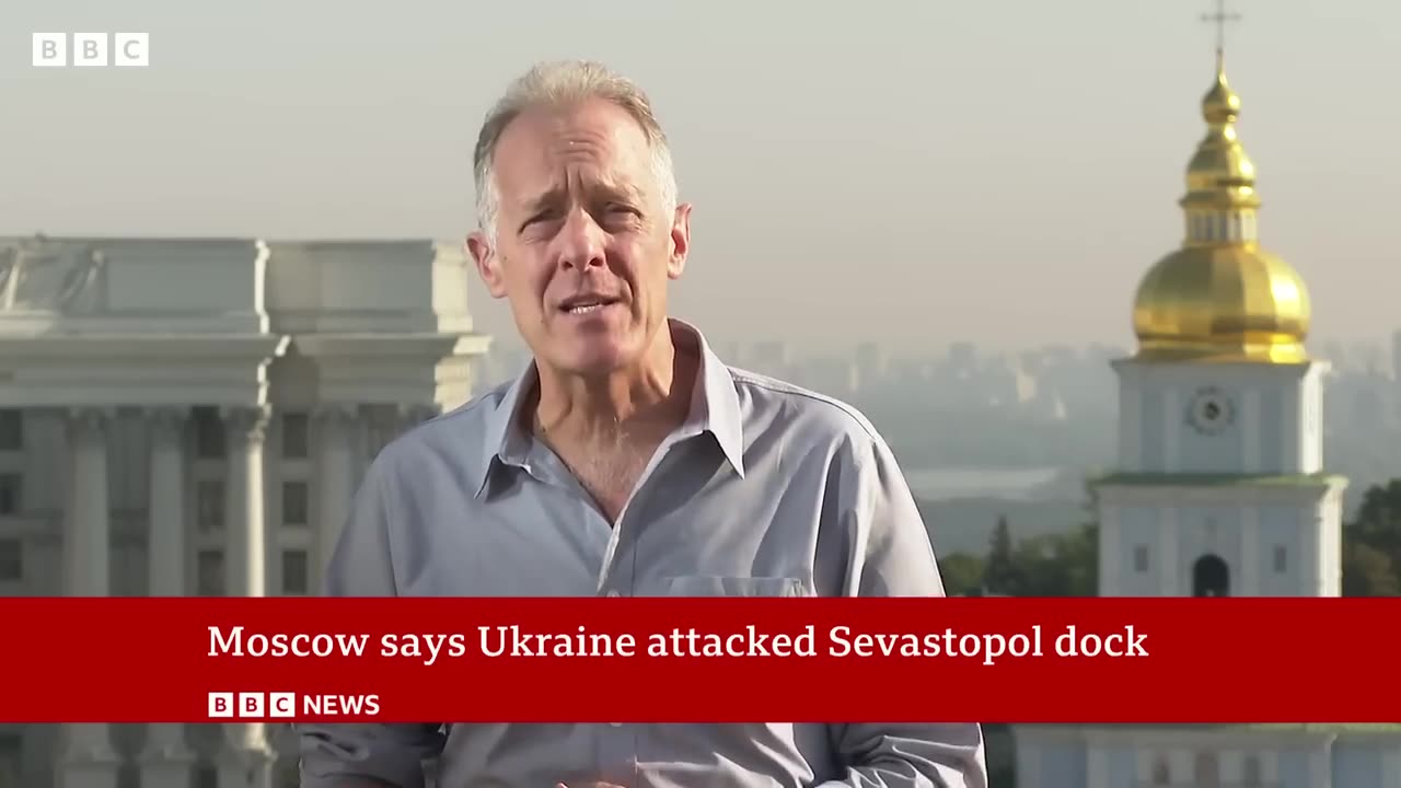 Ukraine launches missile attack on Crimea, Russia says - BBC News.mp4