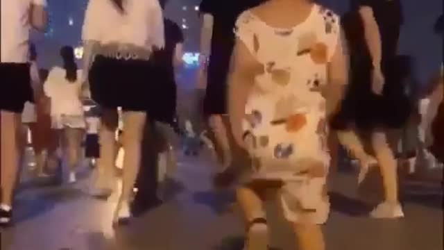 Children dancing skillfully