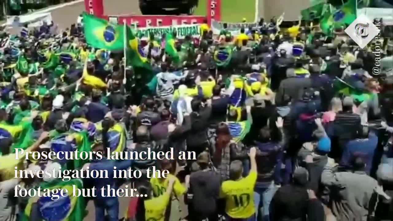 President Bolsonaro supporters make Nazi salute in election loss rallies