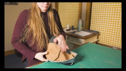 Leather goods manufacturing process