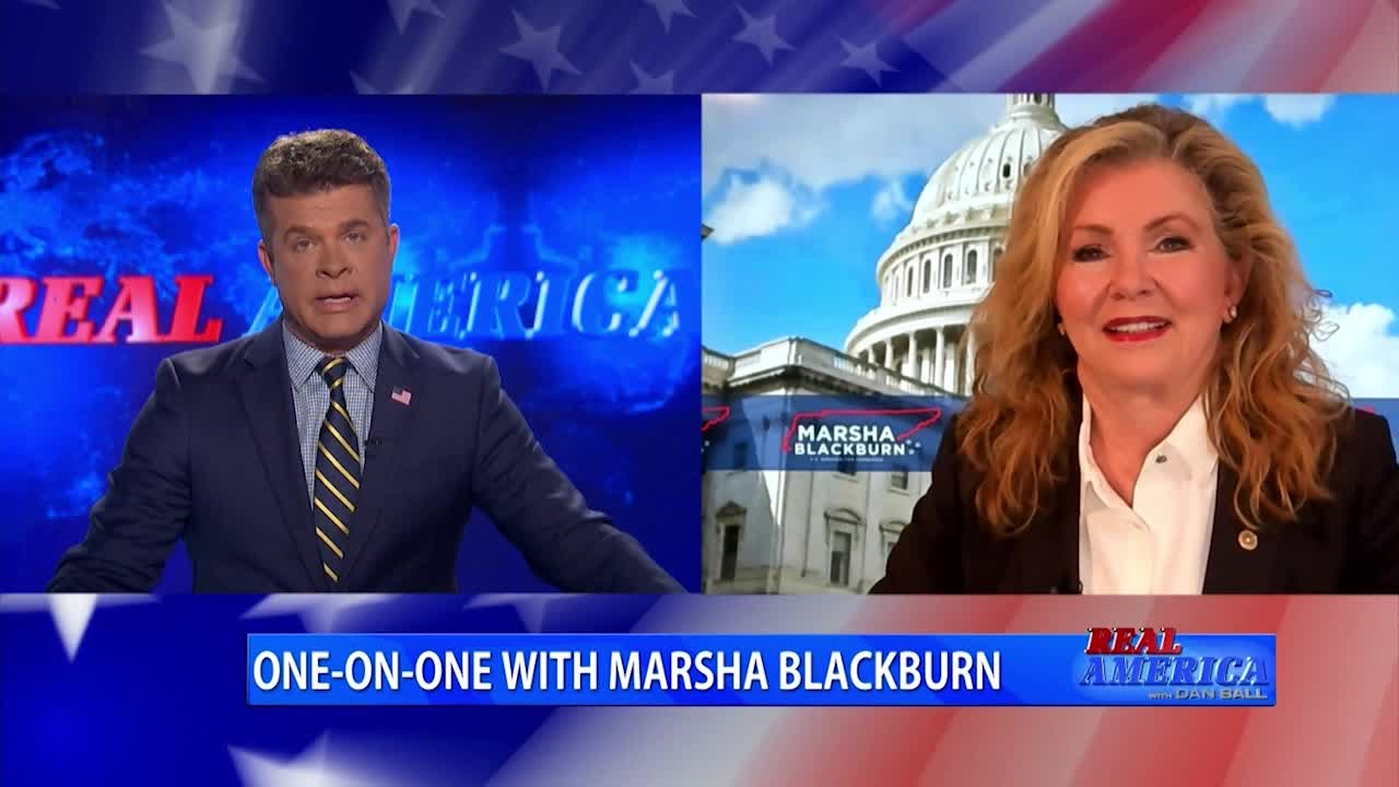 Real America - Dan Ball W/ Sen. Marsha Blackburn (October 5, 2021)