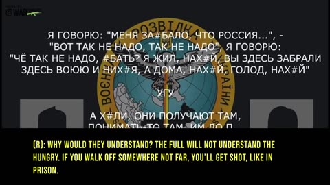Russian mobik's family is starving at home due to lack of payments.