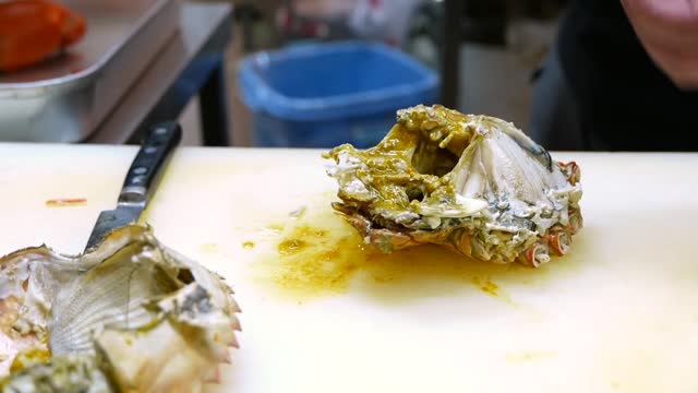 Japanese Street Food Giant mud Crab crab Dumplings chili Okinawa Seafood Japan