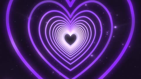 445. Heart Tunnel💜Purple Heart