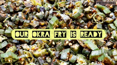 Crispy okra fry