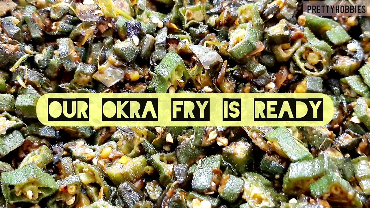 Crispy okra fry