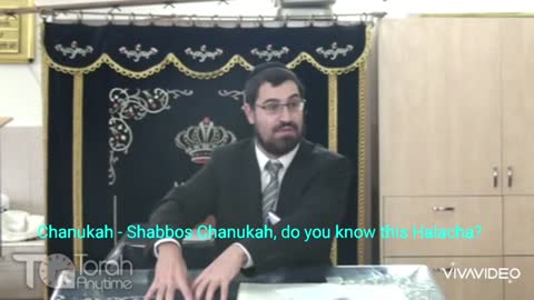 Chanukah - Shabbos Chanukah, do you know this Halacha?