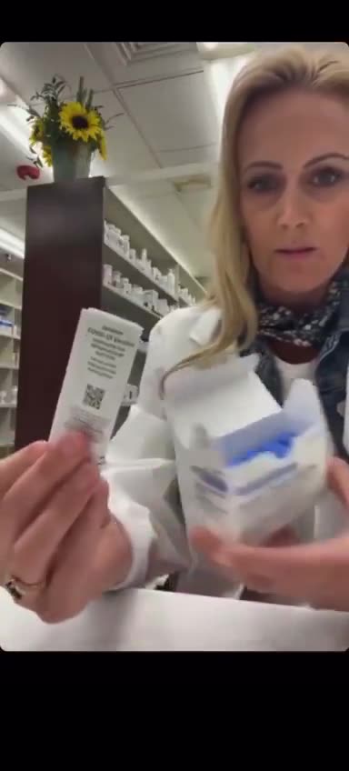 Blank covid vaccine insert