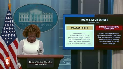 White House Press Secretary Karine Jean-Pierre briefing reporters & taking questions...